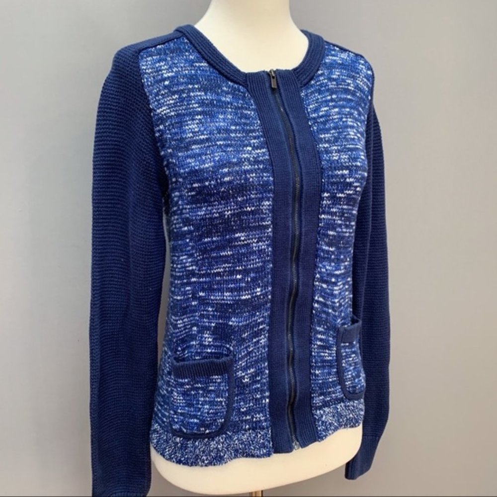 BANANA REPUBLIC blue sweater jacket, S.